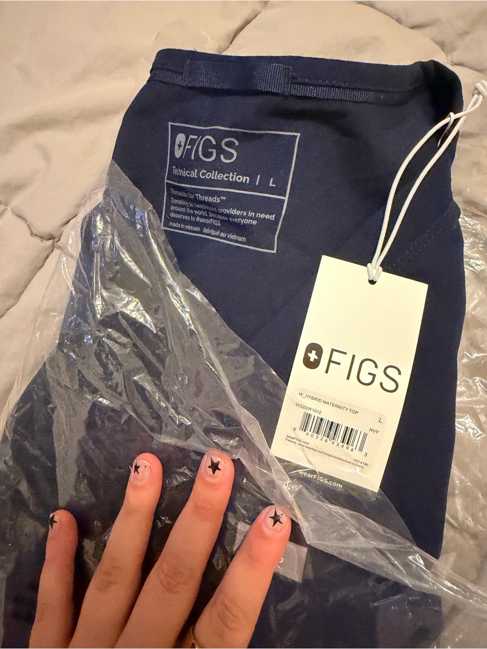 NWT FIGS Women's Maternity Top - Technical Collection